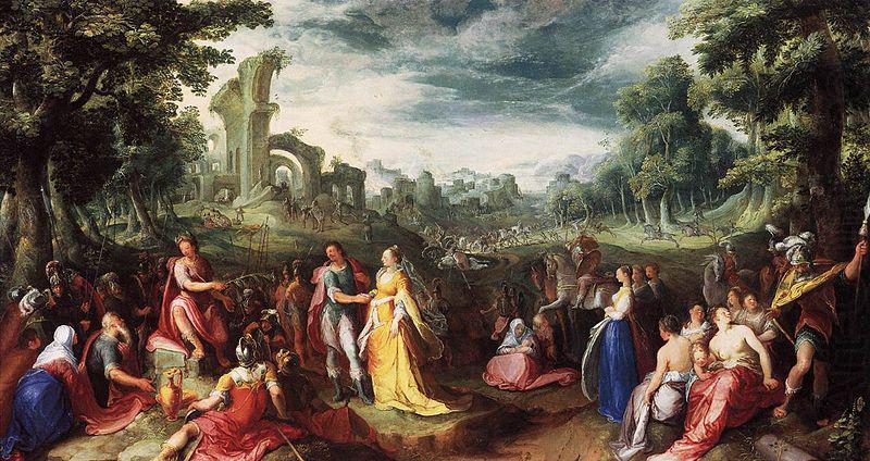 Karel van Mander The Continence of Scipio china oil painting image